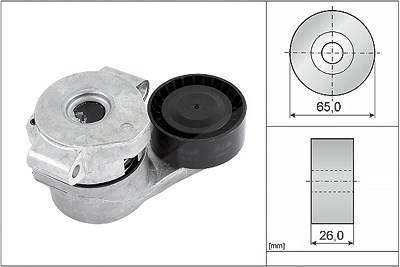 Ina Spannarm, Keilrippenriemen [Hersteller-Nr. 534030810] für Citroën, Fiat, Ford, Peugeot von INA