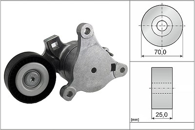 Ina Spannarm, Keilrippenriemen [Hersteller-Nr. 534036210] für Citroën, Peugeot von INA