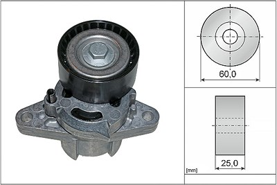 Ina Spannarm, Keilrippenriemen [Hersteller-Nr. 534027110] für Dacia, Nissan, Renault von INA