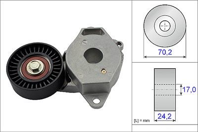 Ina Spannarm, Keilrippenriemen [Hersteller-Nr. 534040910] für Daihatsu, Toyota von INA