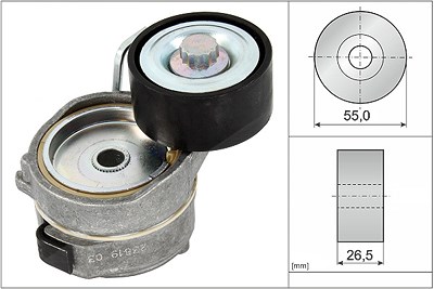 Schaeffler Ina Spannarm, Keilrippenriemen [Hersteller-Nr. 534065310] für Citroën, Ds, Opel, Peugeot, Toyota, Vauxhall von Schaeffler INA