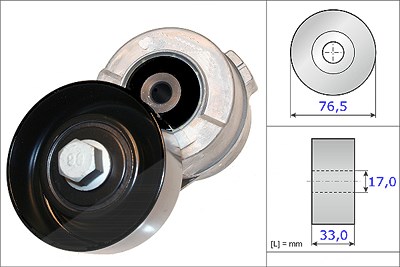 Ina Spannarm, Keilrippenriemen [Hersteller-Nr. 534034110] für Hyundai, Kia von INA