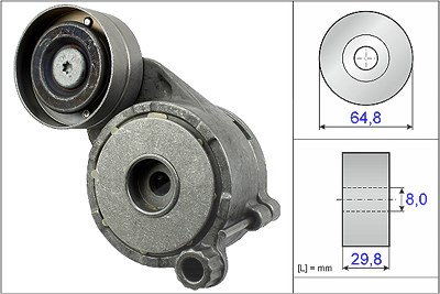 Ina Spannarm, Keilrippenriemen [Hersteller-Nr. 534050610] für Mercedes-Benz von INA