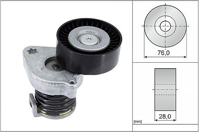 Ina Spannarm, Keilrippenriemen [Hersteller-Nr. 534037010] für Mercedes-Benz von INA