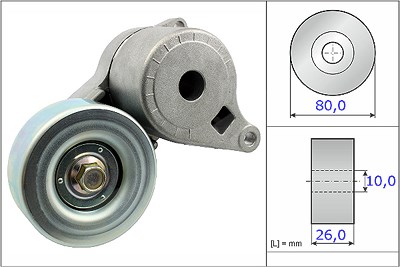 Ina Spannarm, Keilrippenriemen [Hersteller-Nr. 534050910] für Mitsubishi von INA