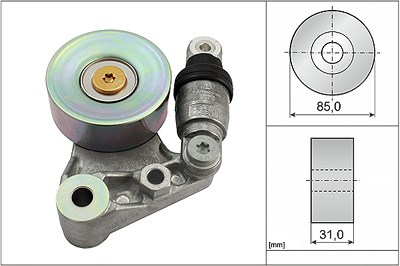 Ina Spannarm, Keilrippenriemen [Hersteller-Nr. 534002110] für Nissan von INA