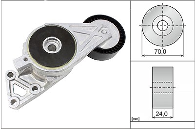 Ina Spannarm, Keilrippenriemen [Hersteller-Nr. 533007630] für Audi, Seat, Skoda, VW von INA