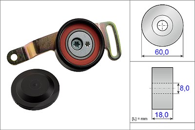 Ina Spannarm, Keilrippenriemen [Hersteller-Nr. 533007810] für Smart von INA