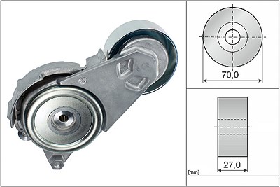 Ina Spannarm, Keilrippenriemen [Hersteller-Nr. 534040810] für Subaru, Toyota von INA