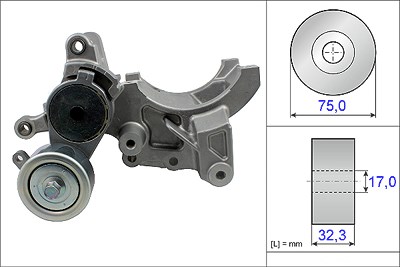 Ina Spannarm, Keilrippenriemen [Hersteller-Nr. 534045210] für Toyota von INA