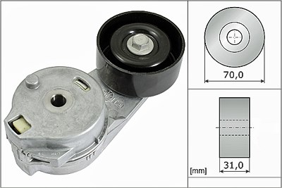Schaeffler Ina Spannarm, Keilrippenriemen [Hersteller-Nr. 534054810] für VW von Schaeffler INA