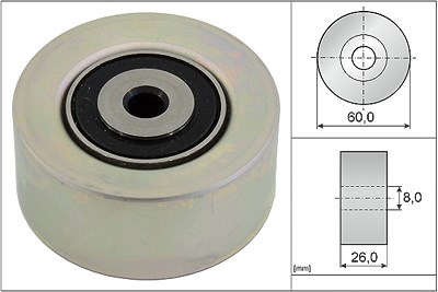 Schaeffler Ina Spannrolle, Keilrippenriemen [Hersteller-Nr. 531055010] für Citroën, Fiat, Peugeot von Schaeffler INA