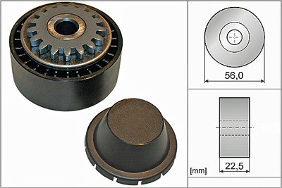 Schaeffler Ina Spannrolle, Keilrippenriemen [Hersteller-Nr. 531085410] für Dacia, Nissan, Proton, Renault von Schaeffler INA