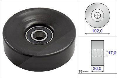 Schaeffler Ina Spannrolle, Keilrippenriemen [Hersteller-Nr. 531083110] für Lexus, Toyota von Schaeffler INA