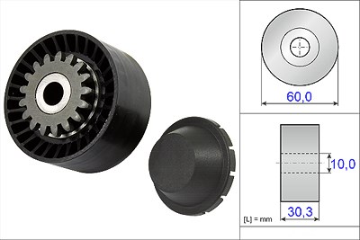 Schaeffler Ina Spannrolle, Keilrippenriemen [Hersteller-Nr. 531081110] für Renault von Schaeffler INA