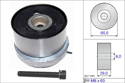 Schaeffler Ina Spannrolle, Zahnriemen [Hersteller-Nr. 531077910] für Alfa Romeo, Chevrolet, Fiat, Opel, Saab, Vauxhall von Schaeffler INA