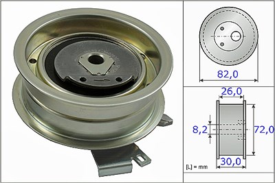 Ina Spannrolle, Zahnriemen [Hersteller-Nr. 531020320] für Audi, Seat, Skoda, VW von INA