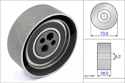 Schaeffler Ina Spannrolle, Zahnriemen [Hersteller-Nr. 531010320] für Audi von Schaeffler INA