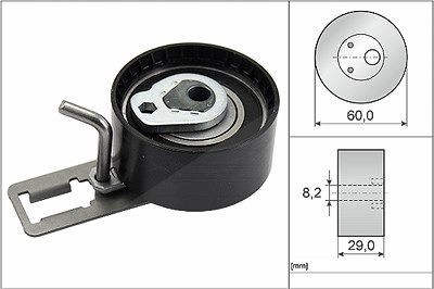 Schaeffler Ina Spannrolle, Zahnriemen [Hersteller-Nr. 531085010] für Citroën, Ds, Fiat, Ford, Mazda, Mitsubishi, Peugeot, Toyota, Volvo von Schaeffler INA