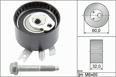 Ina Spannrolle, Zahnriemen [Hersteller-Nr. 531054710] für Dacia, Nissan, Renault, Suzuki von INA