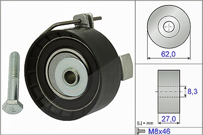 Schaeffler Ina Spannrolle, Zahnriemen [Hersteller-Nr. 531081310] für Ford, Mazda, Volvo von Schaeffler INA