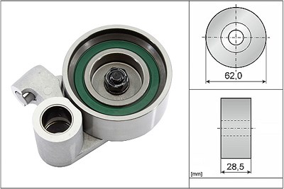 Ina Spannrolle, Zahnriemen [Hersteller-Nr. 531021520] für Toyota von INA