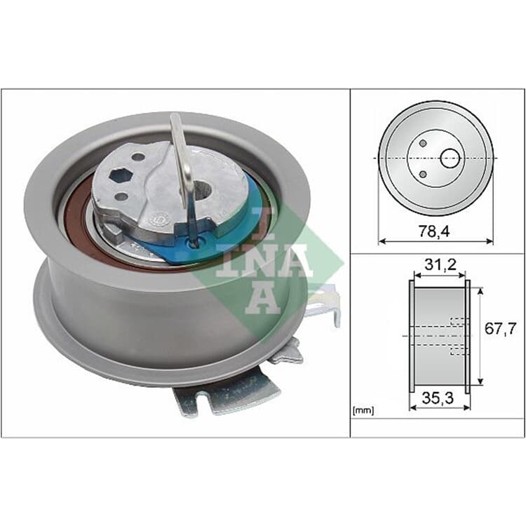 Ina Spannrolle f?r Zahnriemen Audi A2 A3 A4 A6 Ford Seat Skoda VW Ina Spannrolle f?r Zahnriemen Audi A2 A3 A4 A6 Ford Seat Skoda VW von INA