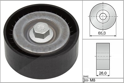 Schaeffler Ina Umlenk-/Führungsrolle, Keilrippenriemen [Hersteller-Nr. 532062110] für Chevrolet, Opel, Saab, Vauxhall von Schaeffler INA