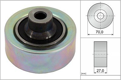 Schaeffler Ina Umlenk-/Führungsrolle, Keilrippenriemen [Hersteller-Nr. 532047410] für Citroën, Peugeot von Schaeffler INA