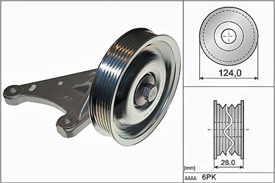 Schaeffler Ina Umlenk-/Führungsrolle, Keilrippenriemen [Hersteller-Nr. 532077310] für Citroën, Ds, Peugeot von Schaeffler INA