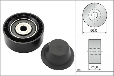 Schaeffler Ina Umlenk-/Führungsrolle, Keilrippenriemen [Hersteller-Nr. 532026010] für Dacia, Nissan, Proton, Renault von Schaeffler INA