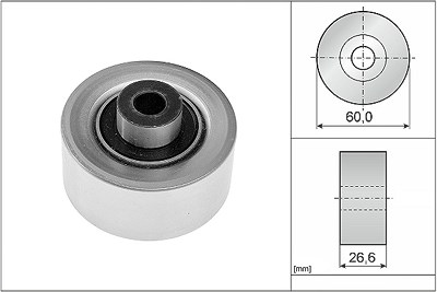 Schaeffler Ina Umlenk-/Führungsrolle, Keilrippenriemen [Hersteller-Nr. 532031110] für Ford von Schaeffler INA