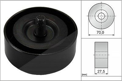 Schaeffler Ina Umlenk-/Führungsrolle, Keilrippenriemen [Hersteller-Nr. 532060610] für Hyundai, Kia von Schaeffler INA