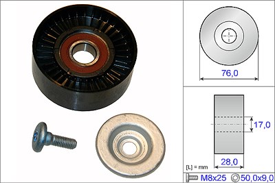 Schaeffler Ina Umlenk-/Führungsrolle, Keilrippenriemen [Hersteller-Nr. 532064810] für Mercedes-Benz von Schaeffler INA