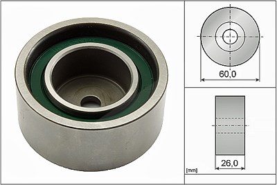 Schaeffler Ina Umlenk-/Führungsrolle, Keilrippenriemen [Hersteller-Nr. 532036720] für Opel, Renault, Vauxhall von Schaeffler INA