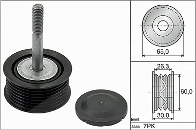 Schaeffler Ina Umlenk-/Führungsrolle, Keilrippenriemen [Hersteller-Nr. 532079310] für Porsche von Schaeffler INA