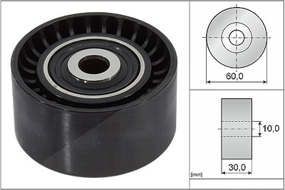 Schaeffler Ina Umlenk-/Führungsrolle, Keilrippenriemen [Hersteller-Nr. 532032110] für Citroën, Fiat, Ford, Mini, Peugeot, Suzuki, Tata, Toyota, Volvo von Schaeffler INA