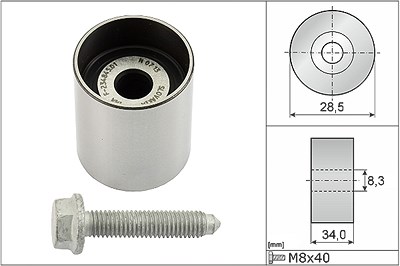 Schaeffler Ina Umlenk-/Führungsrolle, Zahnriemen [Hersteller-Nr. 532019710] für Audi, Ford, Seat, Skoda, Tata, VW von Schaeffler INA
