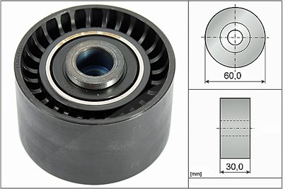 Schaeffler Ina Umlenk-/Führungsrolle, Zahnriemen [Hersteller-Nr. 532039510] für Citroën, Peugeot von Schaeffler INA