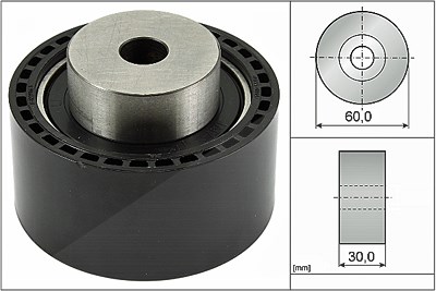 Schaeffler Ina Umlenk-/Führungsrolle, Zahnriemen [Hersteller-Nr. 532019610] für Citroën, Fiat, Lancia, Peugeot, Suzuki von Schaeffler INA