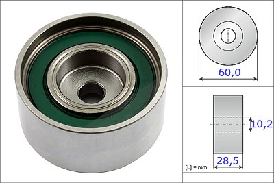 Schaeffler Ina Umlenk-/Führungsrolle, Zahnriemen [Hersteller-Nr. 532059910] für Mitsubishi von Schaeffler INA