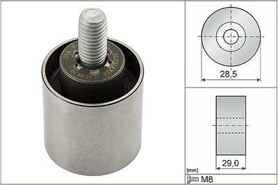 Schaeffler Ina Umlenk-/Führungsrolle, Zahnriemen [Hersteller-Nr. 532066110] für Opel, Saab, Vauxhall von Schaeffler INA