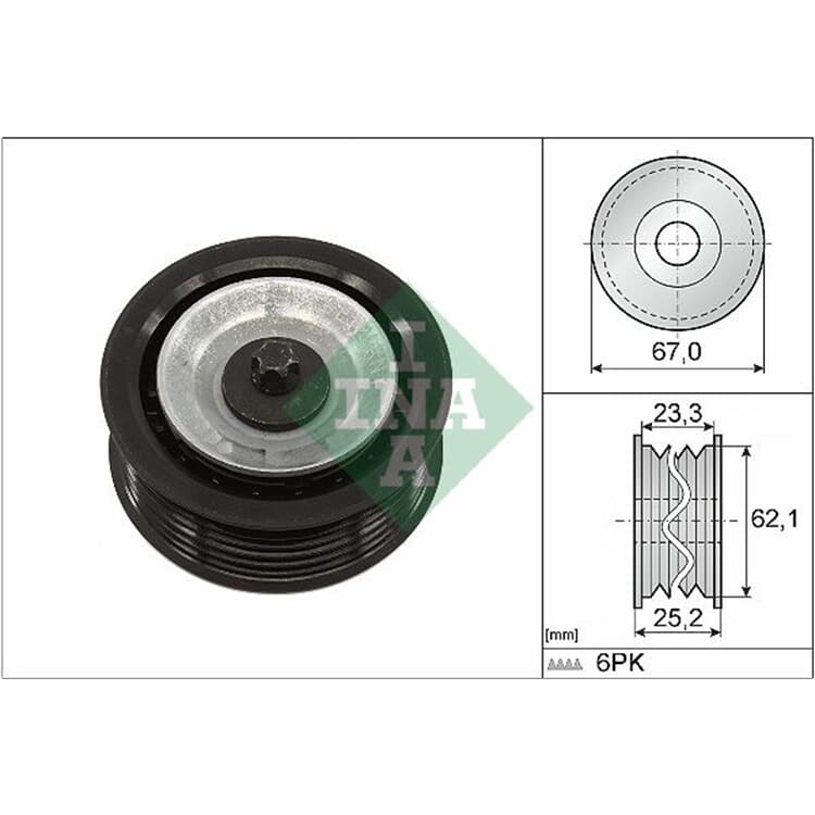 Ina Umlenkrolle f?r Keilrippenriemen Alfa Romeo Fiat Jeep Ina Umlenkrolle f?r Keilrippenriemen Alfa Romeo Fiat Jeep von INA