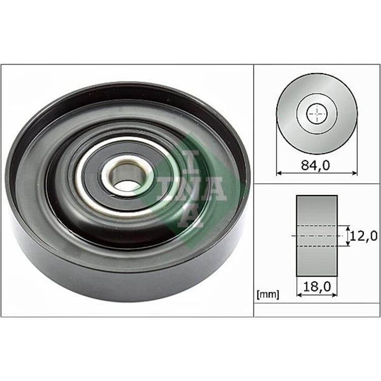 Ina Umlenkrolle f?r Keilrippenriemen Nissan Almera Micra Note Ina Umlenkrolle f?r Keilrippenriemen Nissan Almera Micra Note von INA