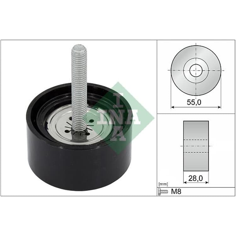 Ina Umlenkrolle f?r Keilrippenriemen Opel Astra Cascada Insignia Zafira Ina Umlenkrolle f?r Keilrippenriemen Opel Astra Cascada Insignia Zafira von INA