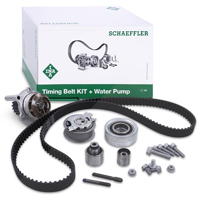 Schaeffler Ina Wasserpumpe + Zahnriemensatz [Hersteller-Nr. 530055032] für Audi, Seat, Skoda, VW von Schaeffler INA