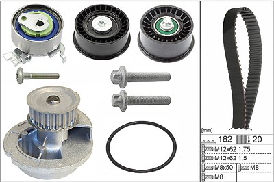 Schaeffler Ina Wasserpumpe + Zahnriemensatz [Hersteller-Nr. 530044131] für Chevrolet, Opel, Saab, Vauxhall von Schaeffler INA