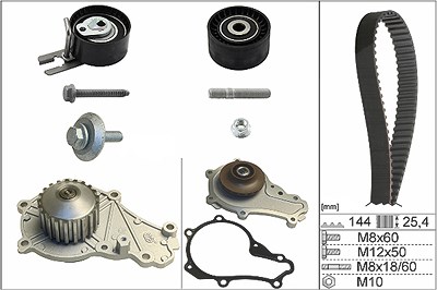 Ina Wasserpumpe + Zahnriemensatz [Hersteller-Nr. 530023930] für Citroën, Ford, Peugeot, Toyota von INA