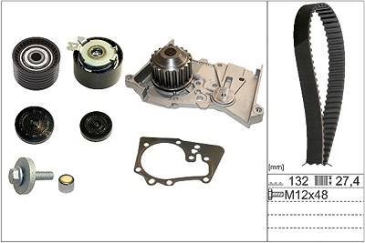 Schaeffler Ina Wasserpumpe + Zahnriemensatz [Hersteller-Nr. 530064030] für Dacia, Lada, Nissan, Renault von Schaeffler INA