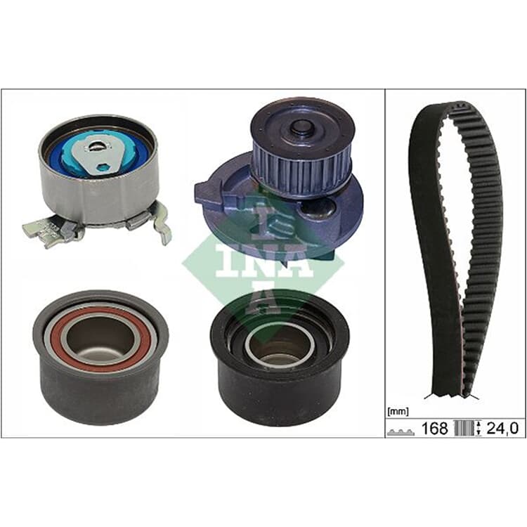 Ina Wasserpumpe + Zahnriemensatz Opel Astra Speedster Zafira Ina Wasserpumpe + Zahnriemensatz Opel Astra Speedster Zafira von INA
